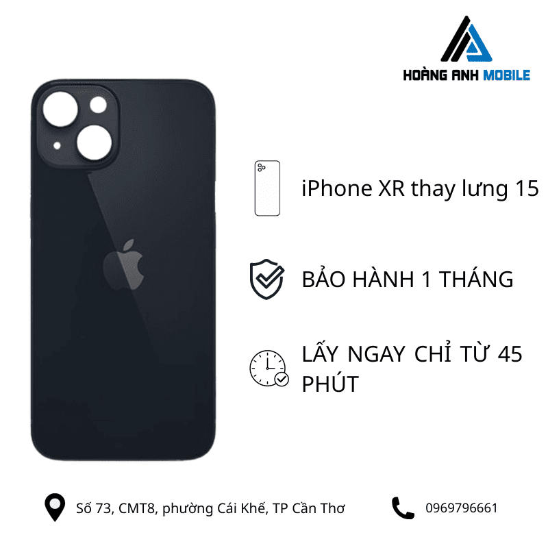 iPhone XR thay lưng 13/14/15