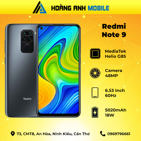 Redmi Note 9 -  4.128GB THANH LÝ/935185