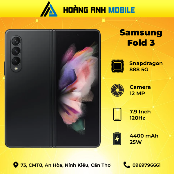 Samsung Z Fold 3 -  12.256GB THANH LÝ/935185