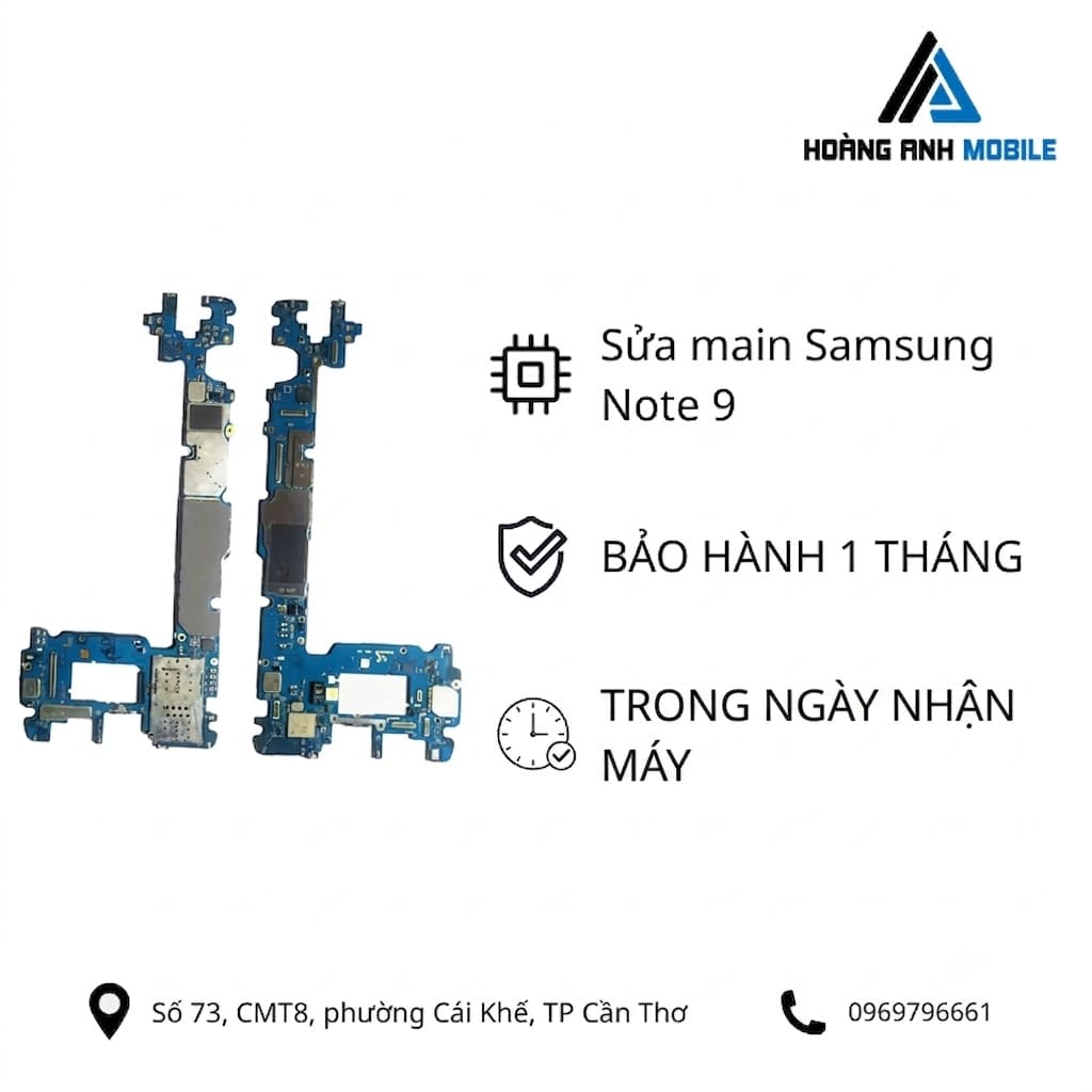 Sửa main Samsung Note 9