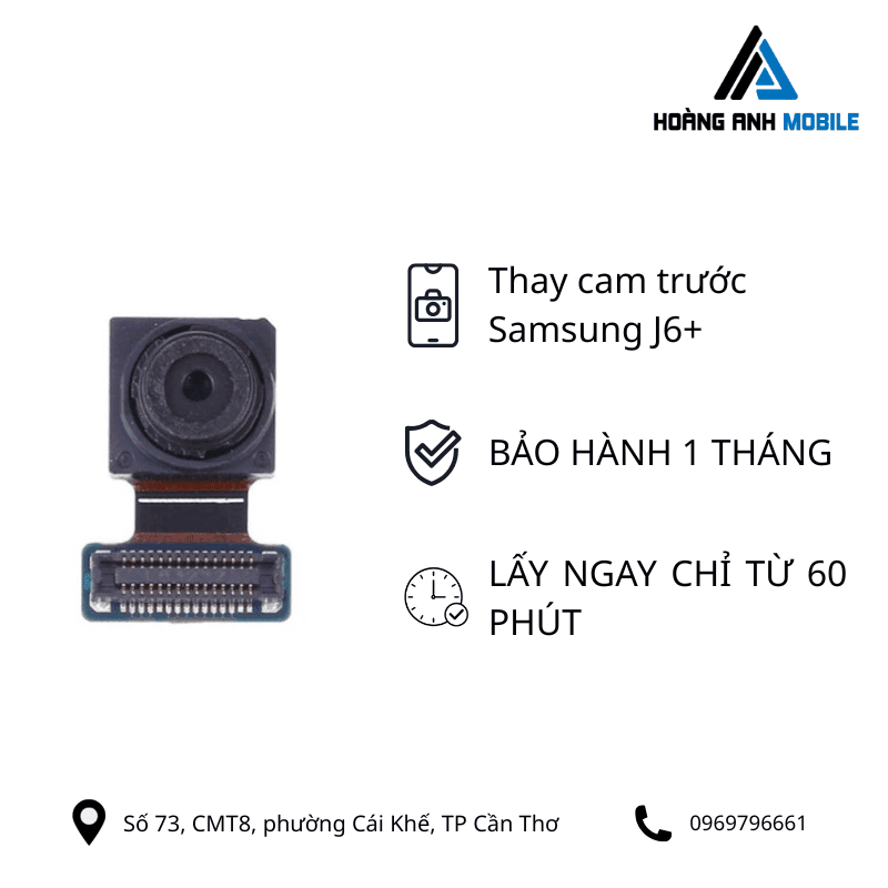 Thay camera trước Samsung J6+