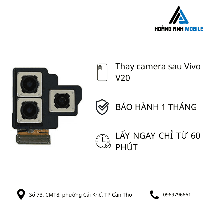 Thay camera sau Vivo V20