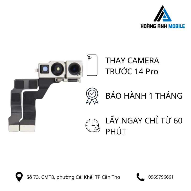 Thay camera trước iPhone 14 Pro