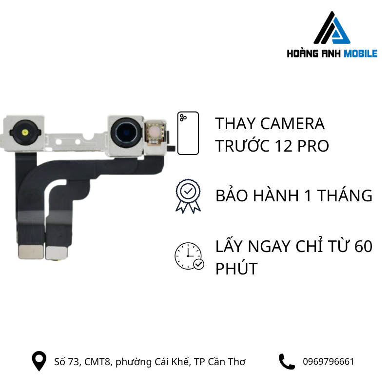 Thay camera trước iPhone 12 Pro