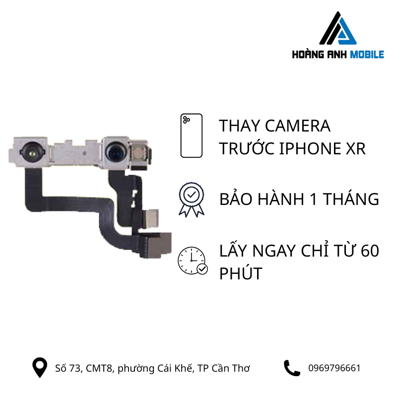 Thay camera trước iPhone XR