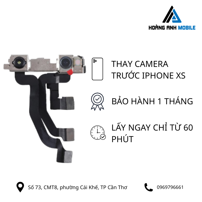 Thay camera trước iPhone XS