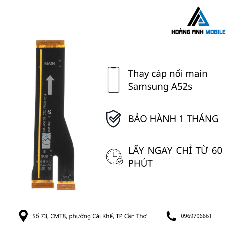 Cáp nối main Samsung A52s