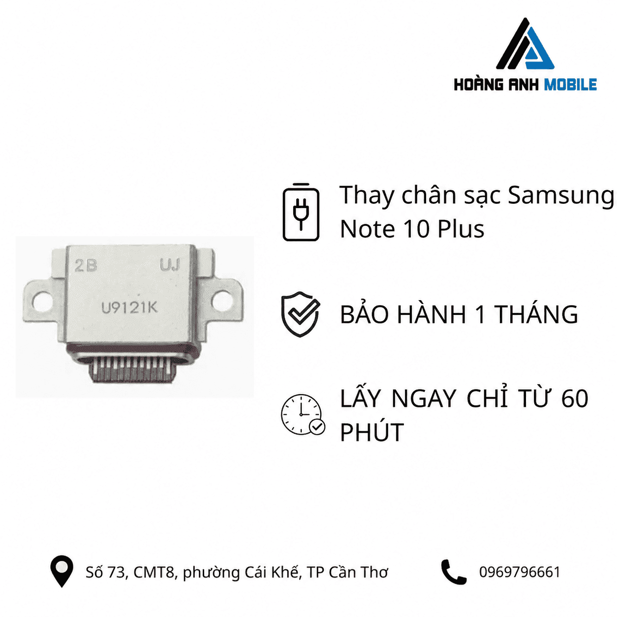 Thay sạc Samsung Note 10 Plus