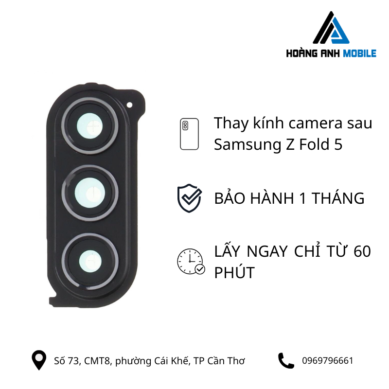 Thay kính camera sau Samsung Z Fold 5