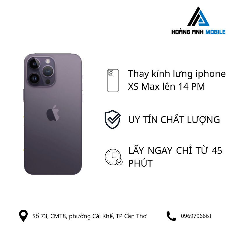 Thay kính lưng XsMax lên 11Prm/12Prm/13Prm/14Prm