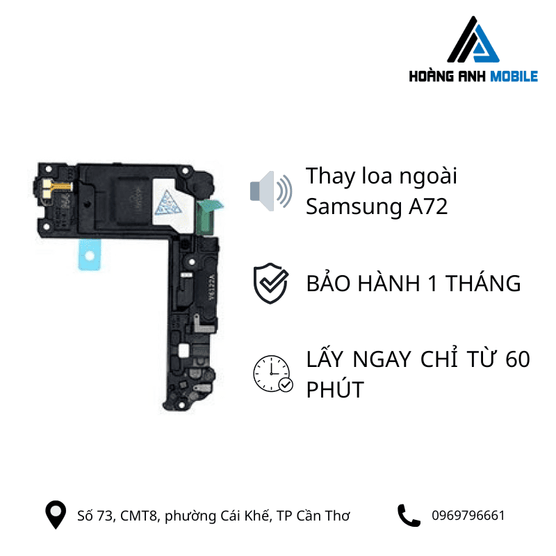 Thay loa ngoài Samsung A72