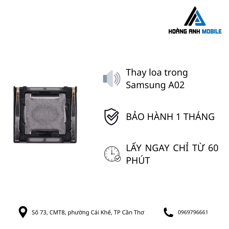 Thay loa trong Samsung A02