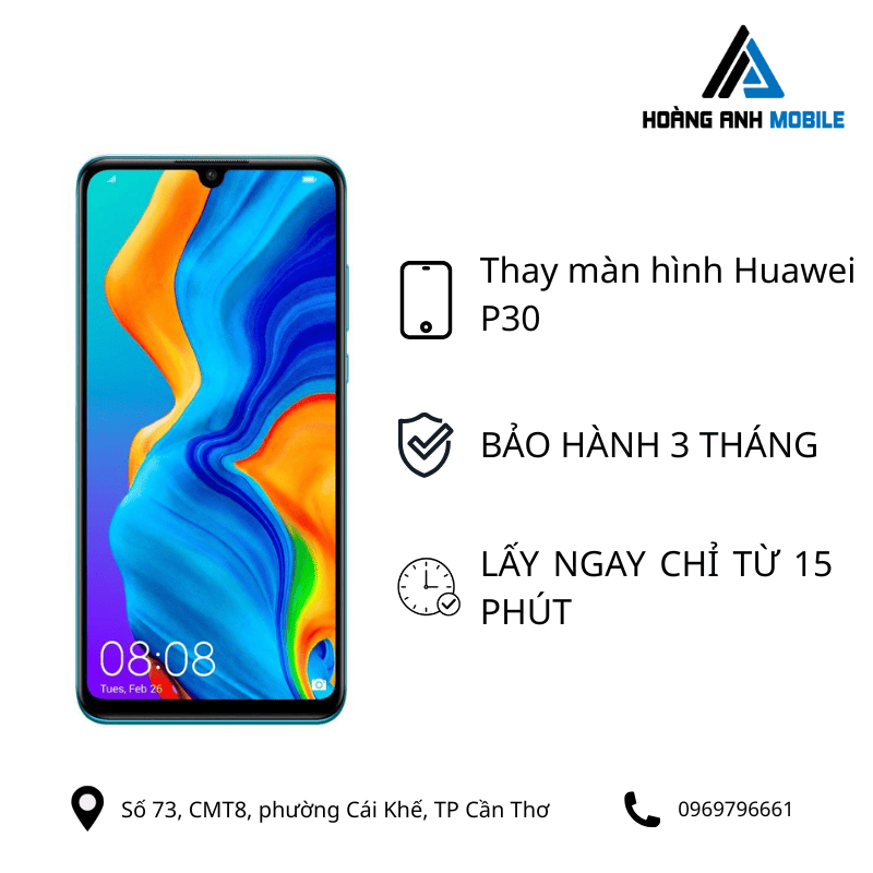 Thay màn hình Huawei P30