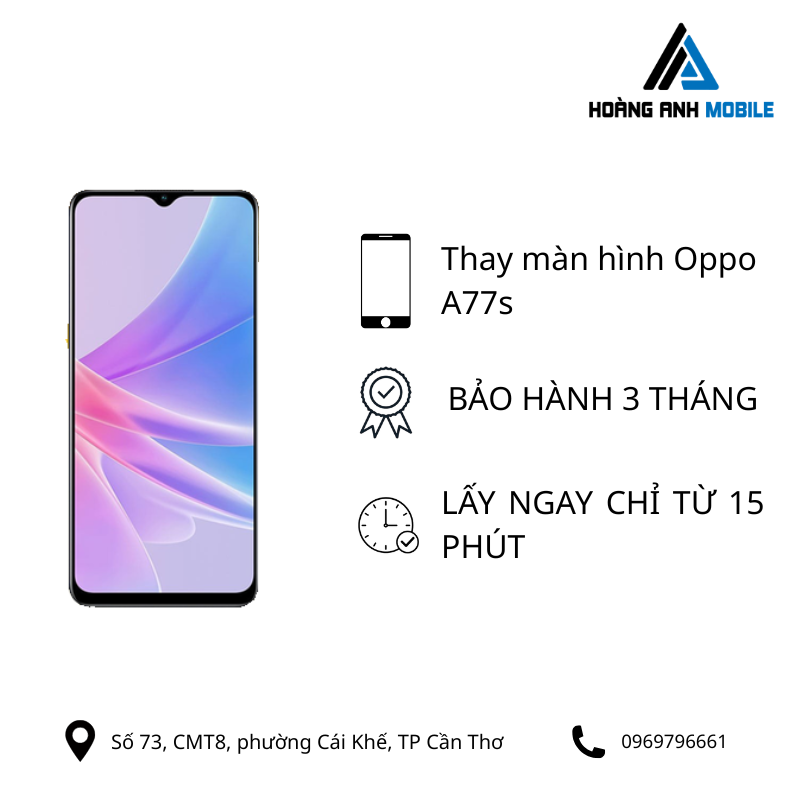 Thay màn hình Oppo A77s