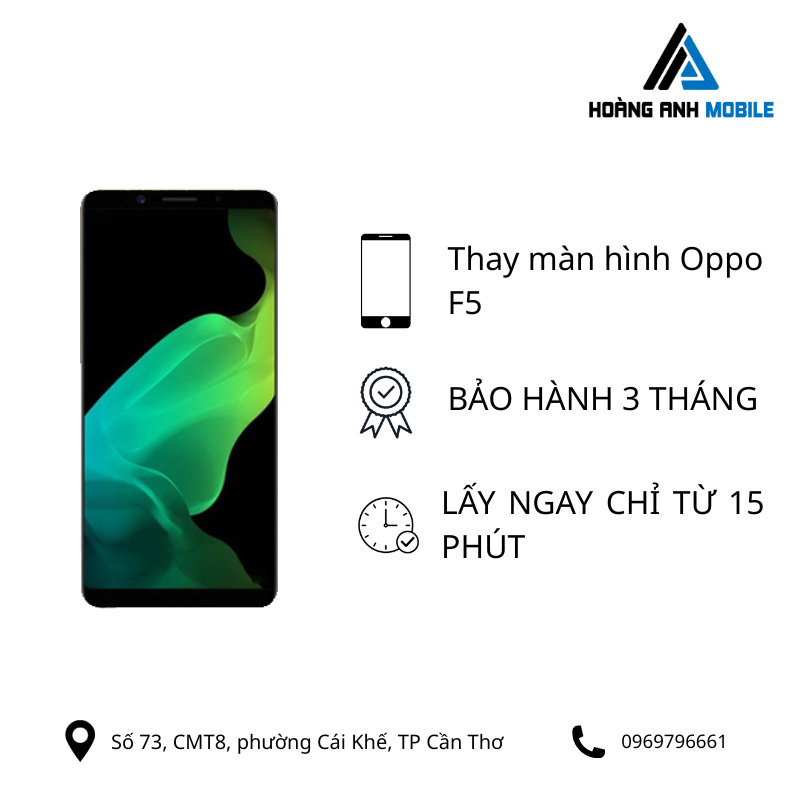 Thay màn hình Oppo F5