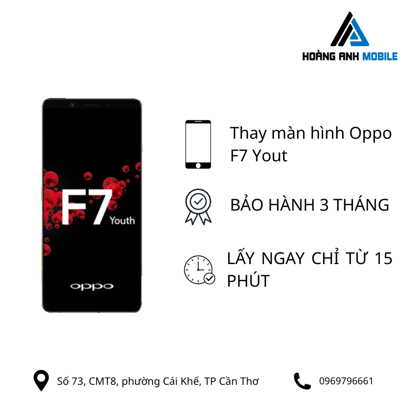 Thay màn hình Oppo F7 Yout