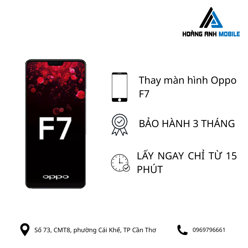 Thay màn hình Oppo F7