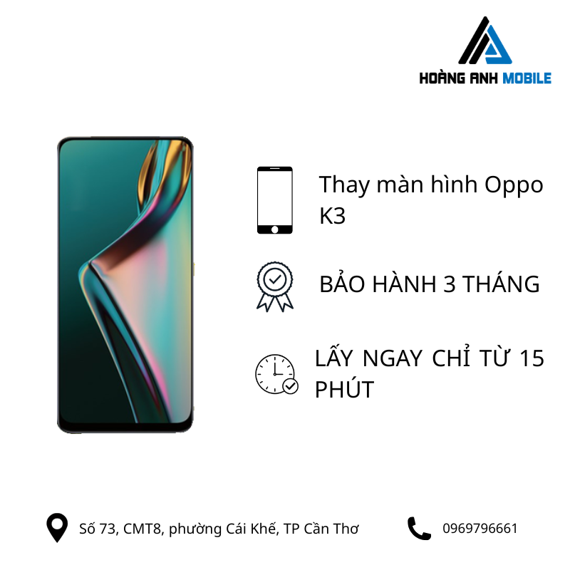 Thay màn hình Oppo K3