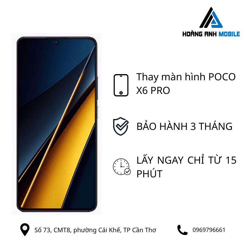 Thay màn hình POCO X6 PRO