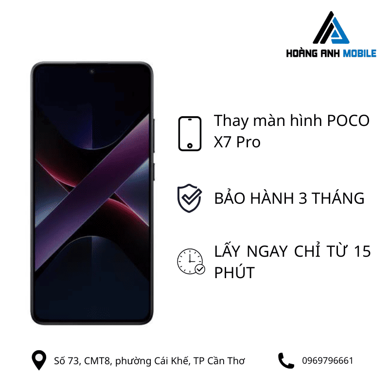 Thay màn hình POCO X7 Pro