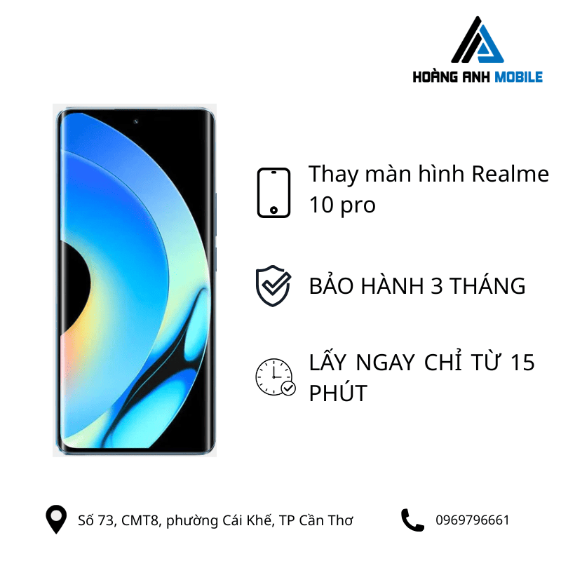 Thay màn hình Realme 10 pro