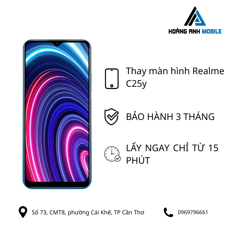 Thay màn hình Realme C25y