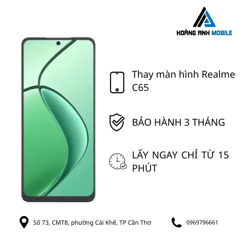 Thay màn hình Realme C65