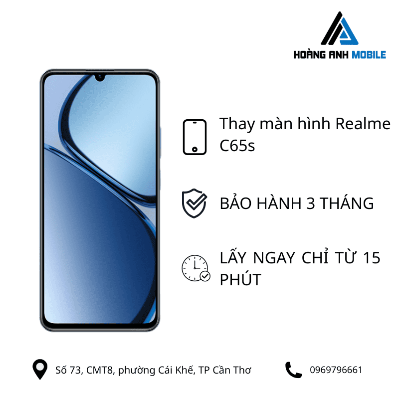Thay màn hình Realme C65s