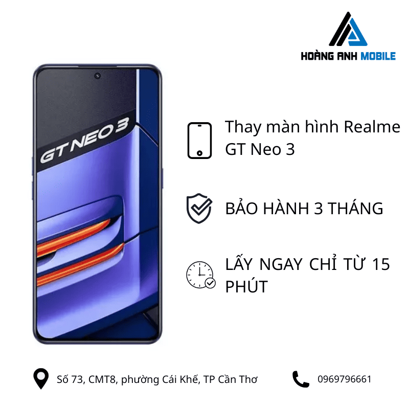 Thay màn hình Realme GT Neo 3