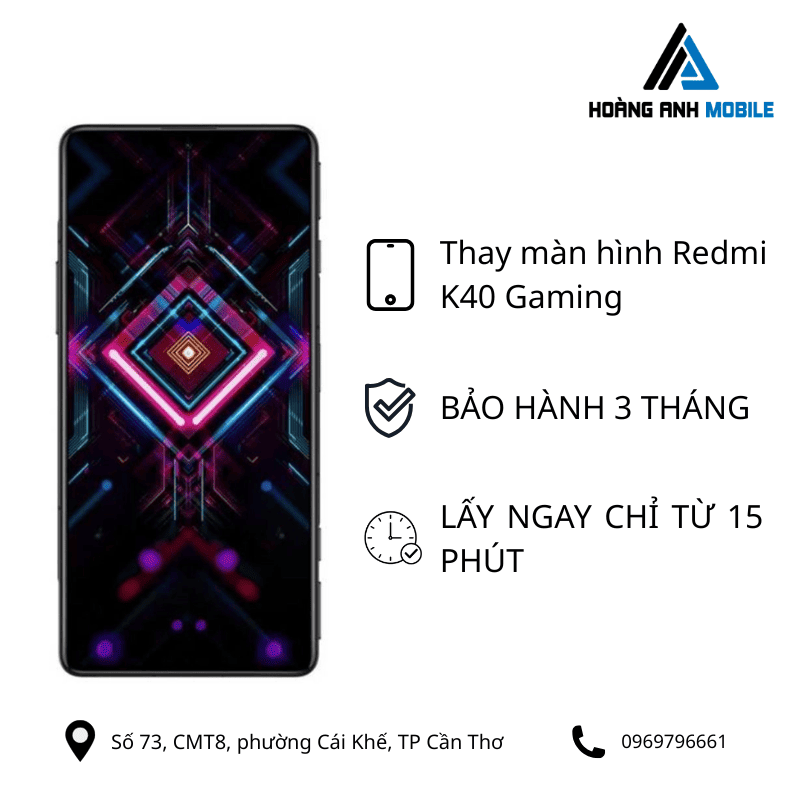 Thay màn hình Redmi K40 Gaming