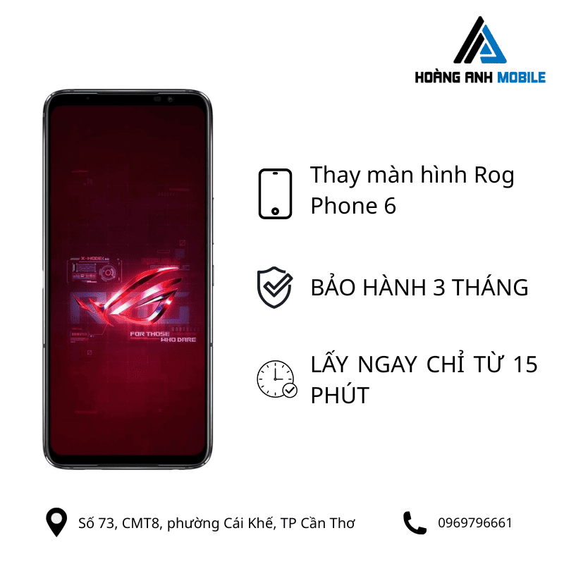 Thay màn hình Rog Phone 6