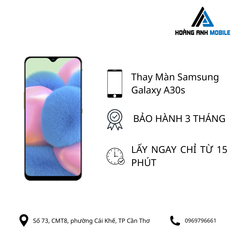 Thay màn hình Samsung Galaxy A30s
