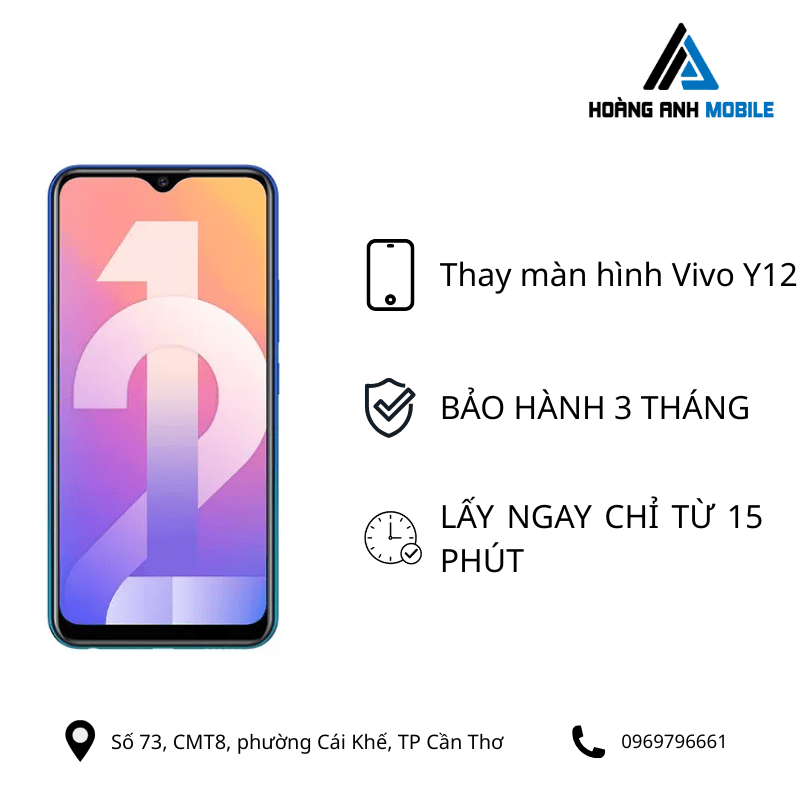 Thay màn hình Vivo Y12