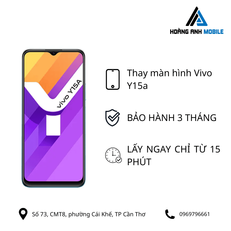 Thay màn hình Vivo Y15a