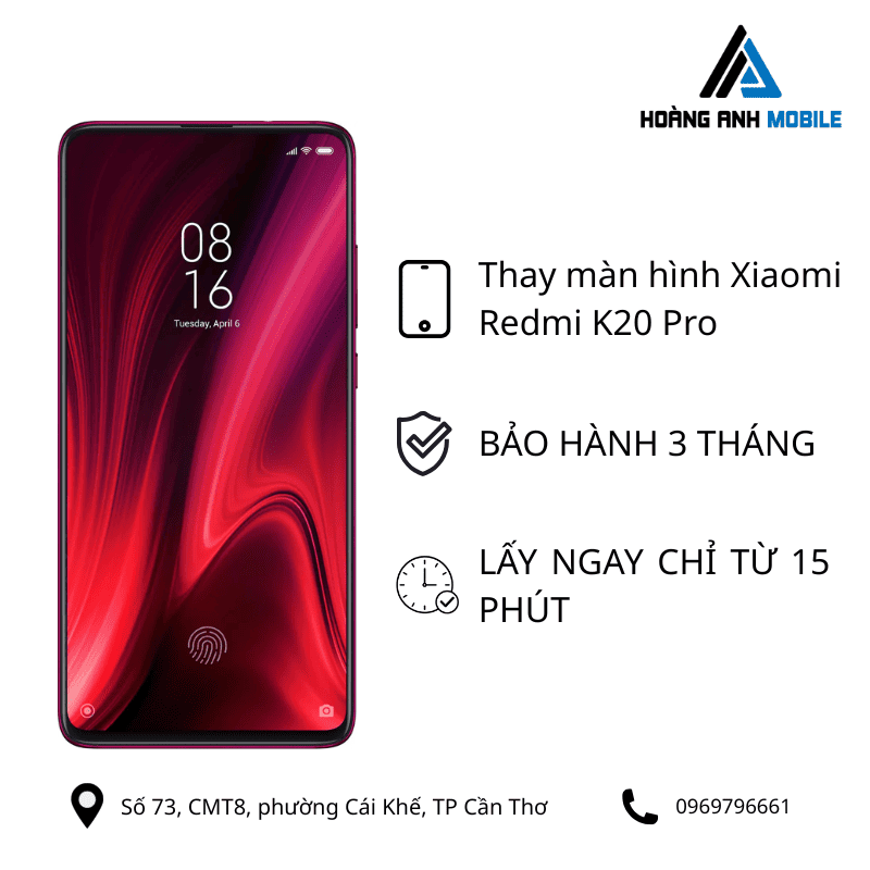 Thay màn hình Xiaomi Redmi K20 Pro