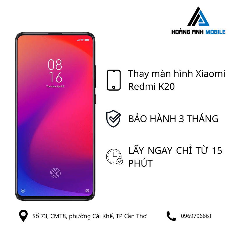 Thay màn hình Xiaomi Redmi K20