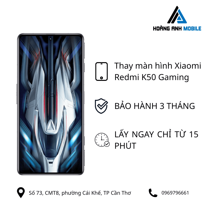 Thay màn hình Xiaomi Redmi K50 Gaming