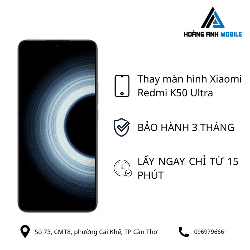Thay màn hình Xiaomi Redmi K50 Ultra