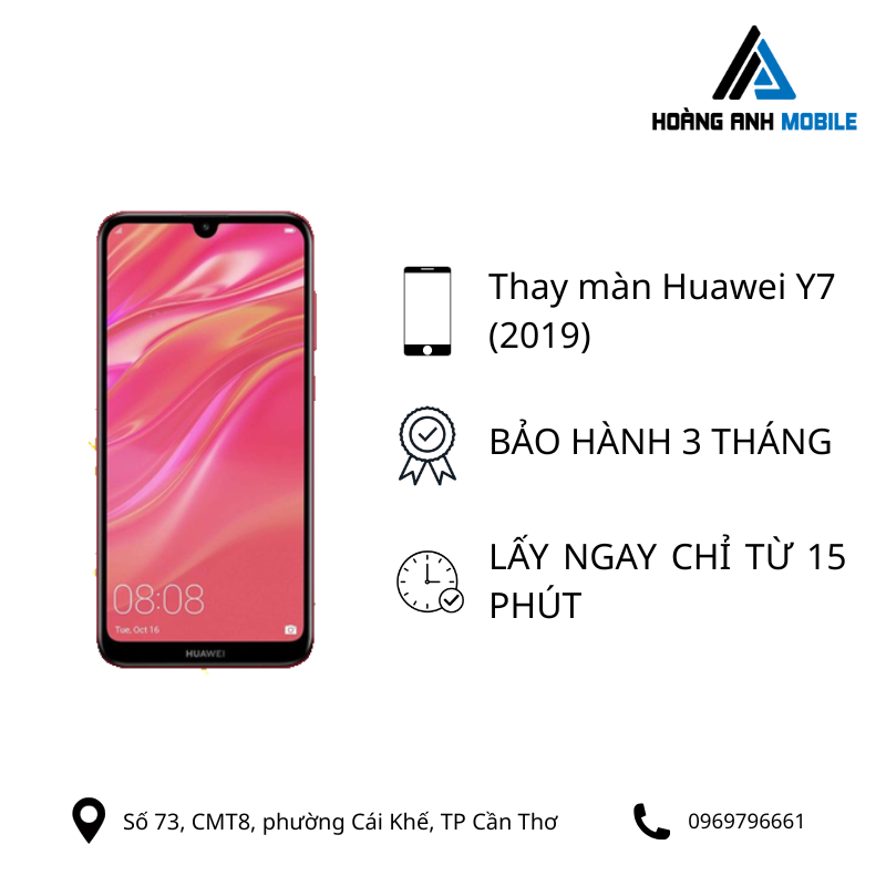 Thay màn hình Huawei Y7 (2019)