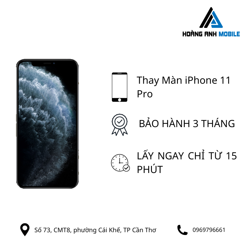 Thay màn hình iPhone 11 Pro