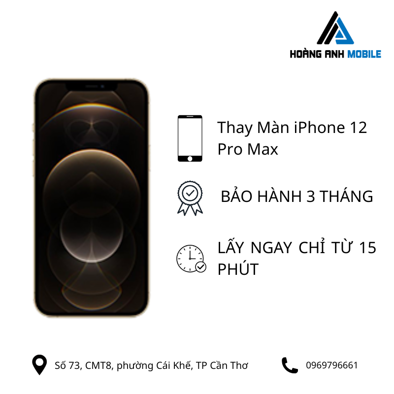Thay màn hình iPhone 12 Pro Max
