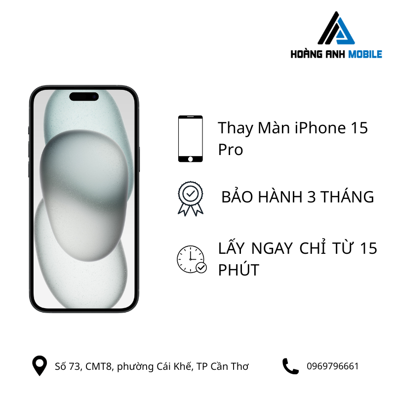 Thay màn hình iPhone 15 Pro