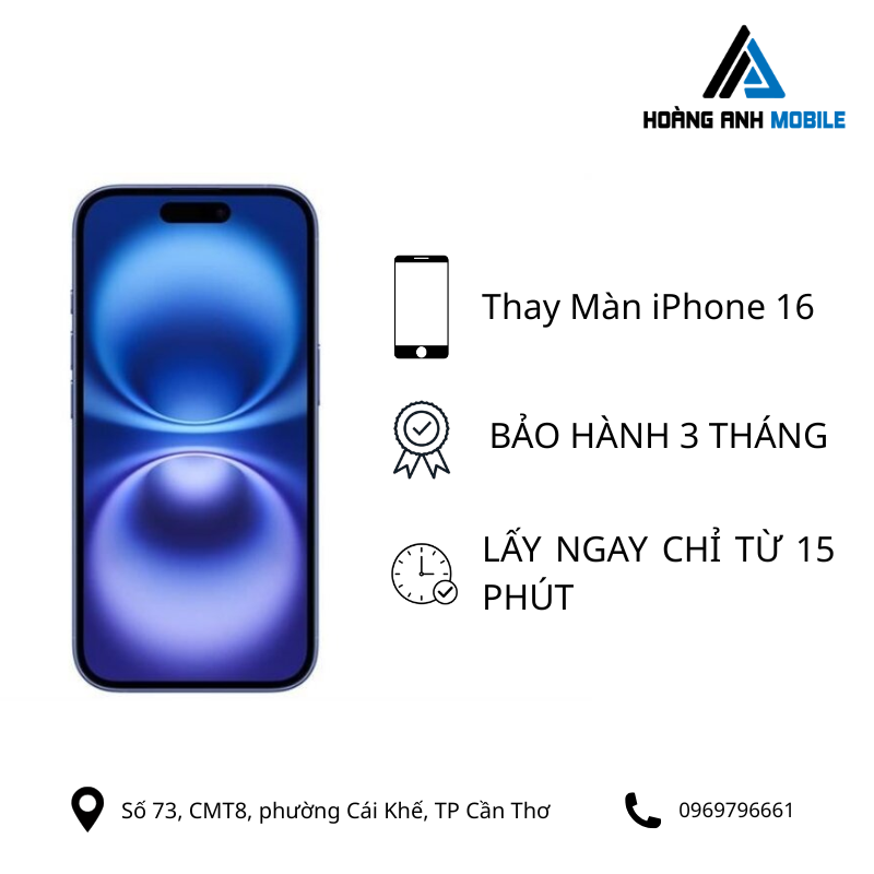 Thay màn hình iPhone 16