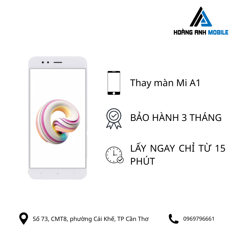 Thay màn hình Mi A1