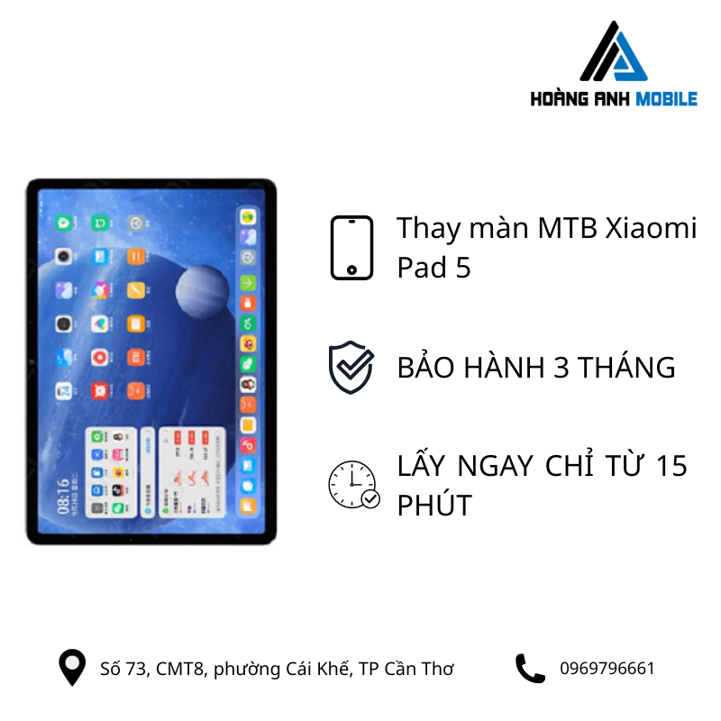 Thay màn MTB Xiaomi Pad 5