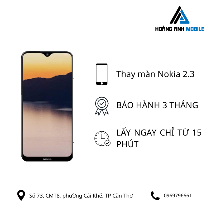 Thay màn hình Nokia 2.3