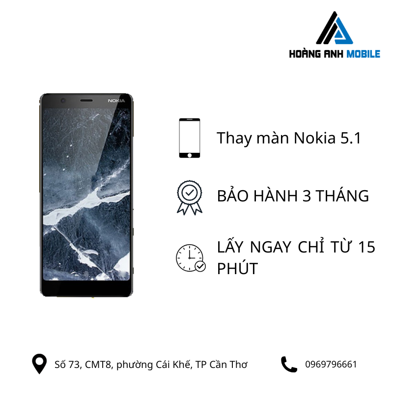 Thay màn hình Nokia 5.1