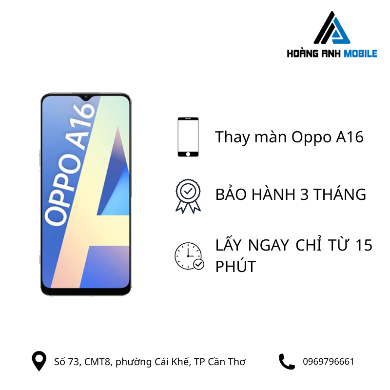 Thay màn hình Oppo A16
