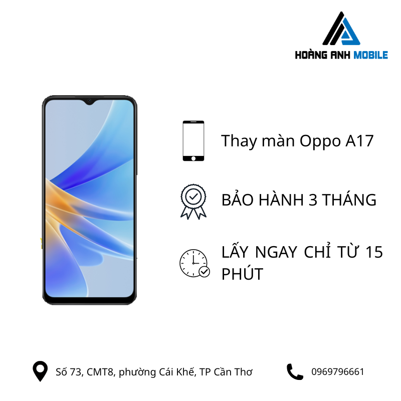 Thay màn hình Oppo A17