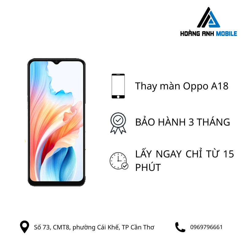 Thay màn hình Oppo A18